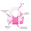 Basic Flowers MollyLac nail form templates, 100 pcs