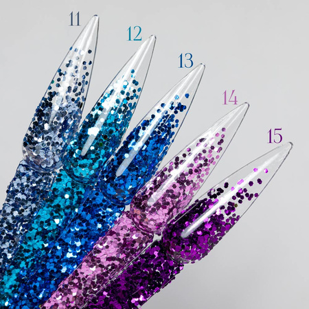 Nageldekoration: Mini-Waben-Sticker „Jety Nr. 13“, 5 g