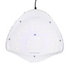 Lampa do paznokci LED/UV 150W MollyNails do lakierów hybrydowych żeli i akrylożeli w cyrkonie crystal silver holo X5 MAX