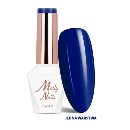 Vernis hybride LED/UV « Gel Polish The Trend Edit » n° 306 Deep Navy MollyNails, sans HEMA/Di-HEMA, 8 g