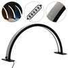 Lampe de maquillage LED en forme d'arc, 25 W, de bureau, sans ombre, noire, avec strass, taille S, HQ-55D