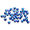 Strass per unghie in vetro SS10 Sapphire AB circa 50 pezzi.