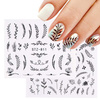 Autocollants à l'eau pour les ongles « Plantes » STZ-811