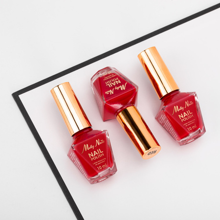 Vernis à ongles classique MollyNails Red Vinyl 10 ml