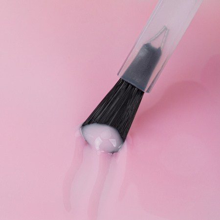 Aufbaugel in der Flasche mit Pinsel „Gel in Bottle“ von MollyNails Pro Salon, Angel Pink, HEMA/Di-HEMA-frei, 15 g