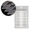Stampi in silicone autoadesivi per Dual Form ovali ST012-3 MollyLac, 24 pezzi