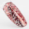 MollyLac Metallic-Nagelstaub – Aluflocken in leidenschaftlichem Rot, 0,2 g, Nr. 5