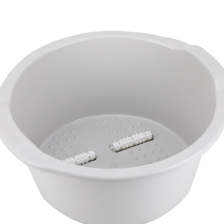Vaschetta per pedicure con massaggiatore, beige chiaro