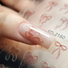 5D self-adhesive nail stickers, red bows SD-2160 MollyNails