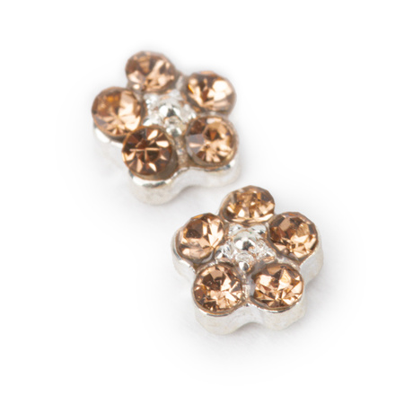 Adornos para uñas con flores en 3D MollyNails K1125, 10 unidades