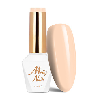 Lakier hybrydowy MollyNails Delicate Woman A Subtle Woman HEMA/Di-HEMA Free 8g Nr 68