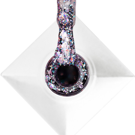 Esmalte híbrido MollyNails Crushed Diamonds Shameless sin HEMA ni Di-HEMA, 8 g, n.º 533