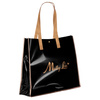 Bolsa para el almuerzo negra y dorada XL de MollyLac