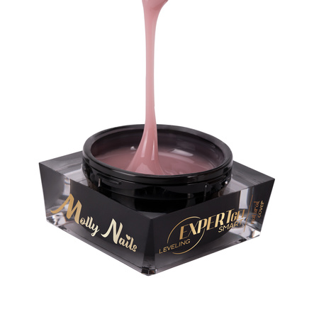 Gel de construction pour ongles Expert Gel Smart Natural Cover par Monika Mielniczuk MollyNails, sans HEMA ni Di-HEMA, 15 g