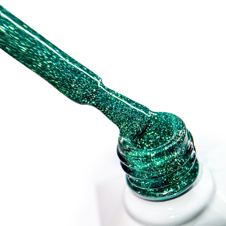 MollyNails Flashing Lights 3 Poison Ivy Hybrid Nail Polish HEMA/Di-HEMA Free 8g No. 612
