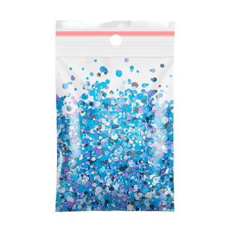 Bunte Nagelverzierung Pop-Up! Sommersprossen, Konfetti, Tropfen, Punkte, Kreise – Princess Nails Nr. 11, 20 g