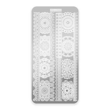 Plaque pour tampons à motifs ZG-L006