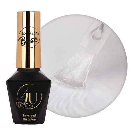 Elastyczna baza o wysokiej przyczepności Extreme Base by Monika Mielniczuk MollyNails Clear HEMA/Di-HEMA Free 10g