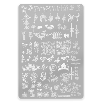 Plaque à motifs pour tampons plus-071