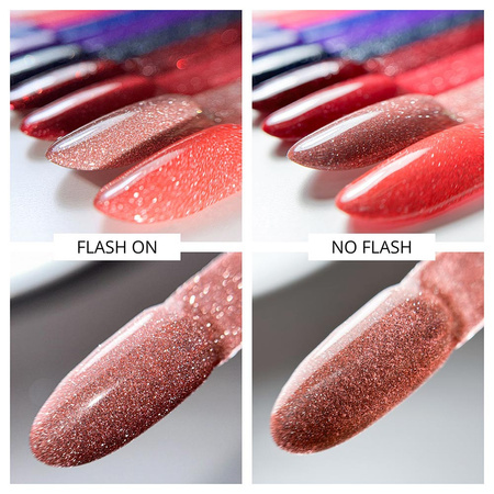 Гібридний лак MollyNails Duo Flashing Lights Metamorphosis без HEMA/Di-HEMA, 8 г, № 607