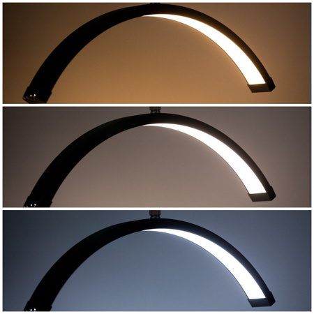 45W LED Beauty Light, Floor-Standing, Shadowless, Black, Model HQ-U28