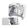 Lampe UV/LED à miroir 36 W MollyNails pour pédicure avec trépied, sans fil, blanche V10BAT
