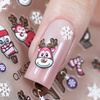 Selbstklebende Weihnachts-Nagelaufkleber von MollyNails QJK-5D146