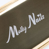 Plateau à outils en métal MollyNails doré