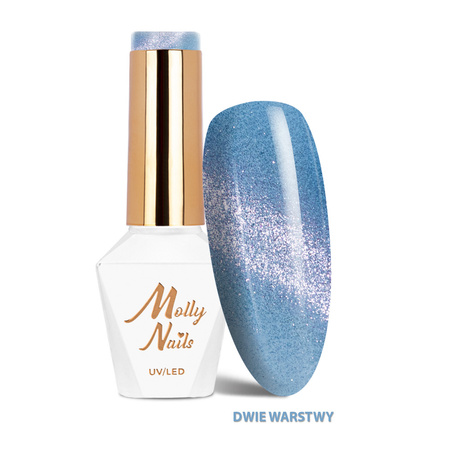 Cat Eye Crystal Water No. 262 Mist MollyNails HEMA/Di-HEMA-Free LED/UV Gel Polish 8g