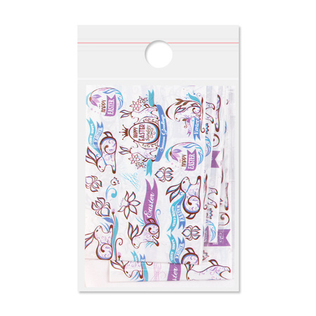 Lámina de transferencia de Pascua, 100 cm, n.º 16