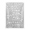Plate with patterns for stamps plus-027