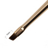 Pennellino per gel Slanting Line nero, setole oblique, lunghezza setole 5 mm, Laskovska Brushes