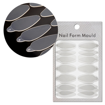Moldes de silicona autoadhesivos para Dual Form ovalados ST012-3 MollyLac, 24 unidades.