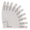 Nail file Safe Package boat crescent MollyLac zebra 180/240 High Quality 1 pc