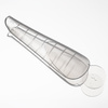 Set combinato di stampi in silicone a doppia forma per french MollyLac, forma a mandorla corta, 12 pezzi