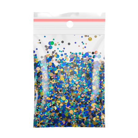 Bunte Nagelverzierung Pop-Up! Sommersprossen, Konfetti, Tropfen, Punkte, Kreise – Princess Nails Nr. 10, 20 g