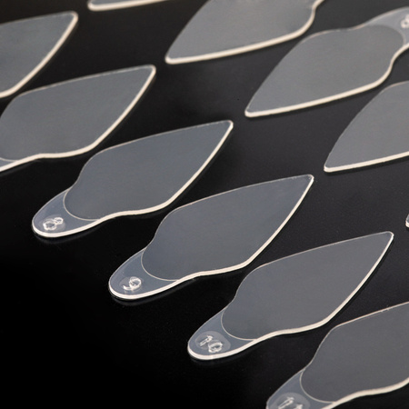 Moules autocollants en silicone pour Dual Form, pointe courte ST012-4 MollyLac, 24 pièces