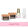 MollyNails PRO MATCH SYSTEM 3+1 Pink Sorbet: 3 geles de construcción + Doctor Top 15 g