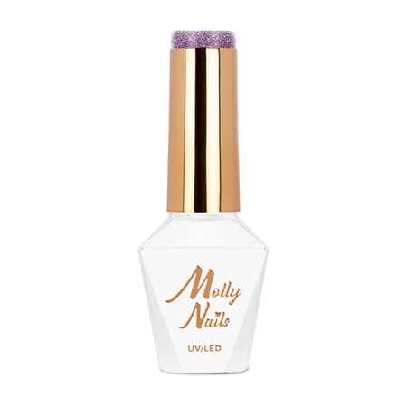 MollyNails Flashing Lights 3 Queencess HEMA/Di-HEMA Free Hybrid Nail Polish 8g No. 615