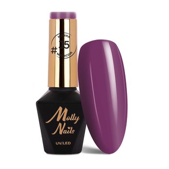 Lakier hybrydowy MollyNails Juicy by Monika Mielniczuk HEMA/Di-HEMA free 8g Nr J5