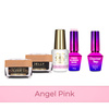 MollyNails PRO MATCH SYSTEM 4+1 Angel Pink : 3 gels de construction + base + Doctor Top 10 g