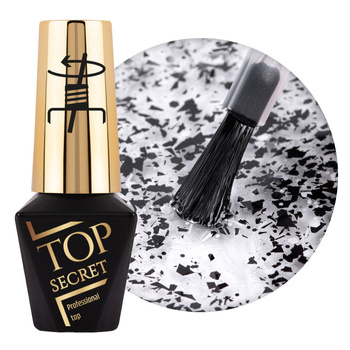 Top Secret MollyLac with no-wipe particles for hybrid nail polish, 10 g
