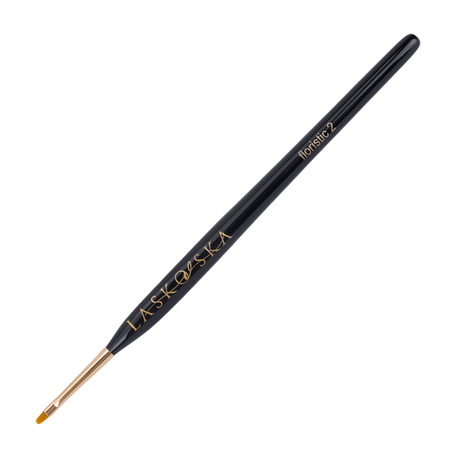 Floristic 2 Dekorationspinsel, schwarz, Borstenlänge 5 mm, Laskovska Brushes