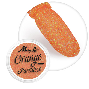 Polvo para uñas Orange Paradise MollyLac 1 g N.º 5