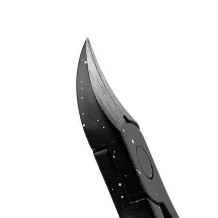 Professionelle Pediküre-Zange von MollyNails, schwarz, Klingenbreite 15 mm
