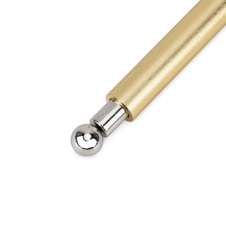 Aimant double face « œil de chat » avec bille MollyNails, doré