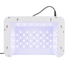 Lampada per unghie con supporto UV/LED da 168 W No Name per smalti ibridi, gel e acrilogel, bianca Z22