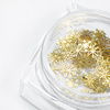 Décorations pour ongles « Snowflakes » : flocons de neige de Noël dans un petit pot