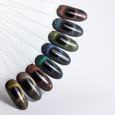 Esmalte híbrido magnético con efecto ojo de gato Cat Eye Flashing Magic MollyLac 10 g n.º 152