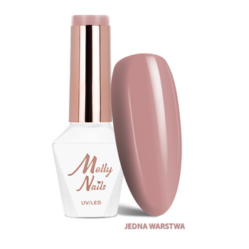 Lakier hybrydowy LED/UV Gel Polish The Trend Edit Nr 308 Vintage Rose MollyNails HEMA/Di-HEMA Free 8g